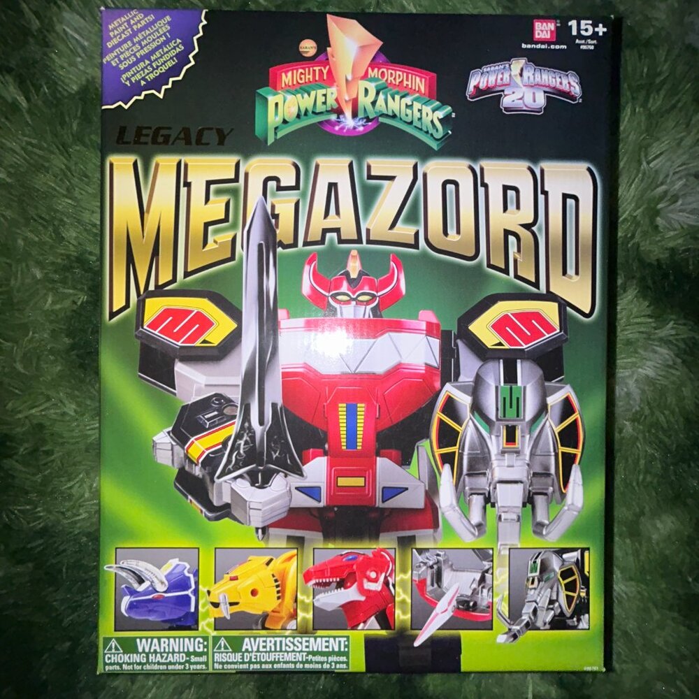 *NEW Mighty Morphin' Power Rangers Legacy Megazord Diecast Zyuranger 進化合体大獣神
